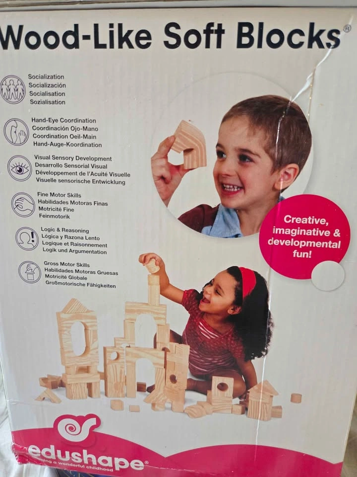 Edushape Wood-Like Soft Blocks 80 pc - photo 2