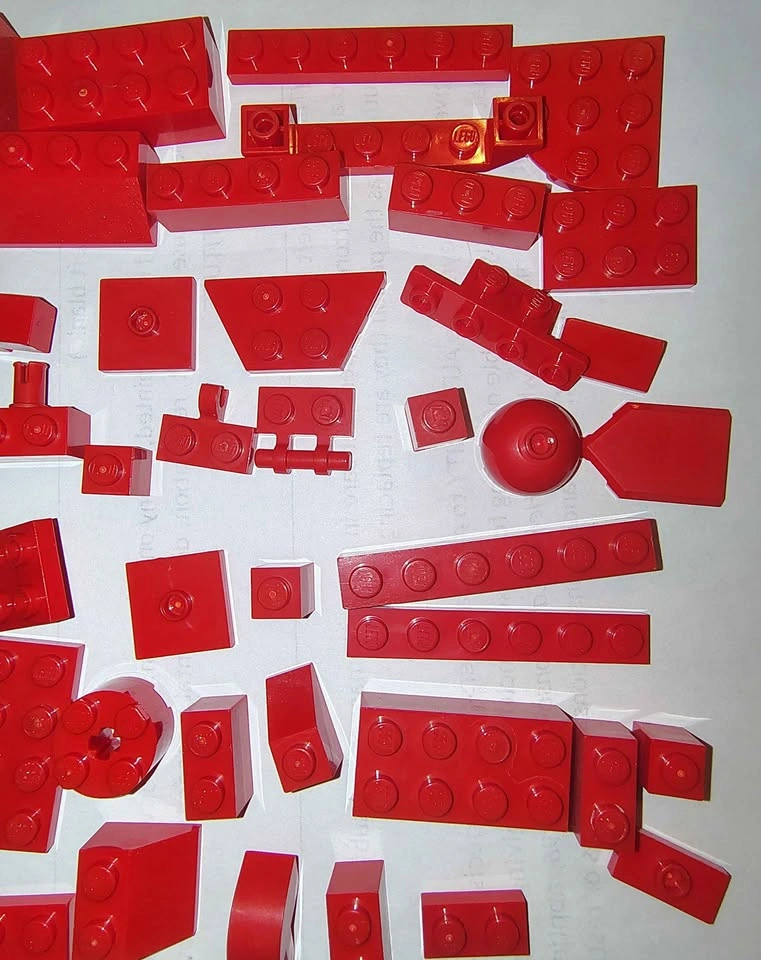 84 Pieces of Red LEGO - photo 2