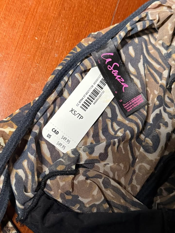 La Senza Animal Print Leotard - Size XS - photo 4