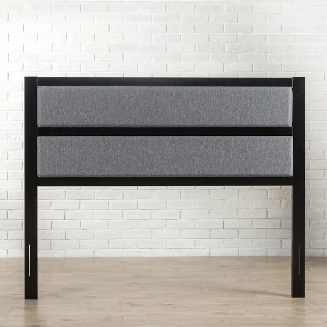 Zinus King Upholstered Metal Headboard NEW thumbnail