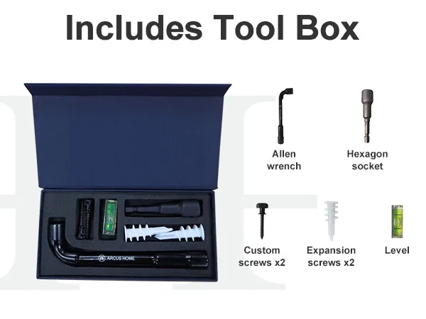 Arcus Home 30 Inch Round Black Metal Frame Mirror NEW image indicator(5)