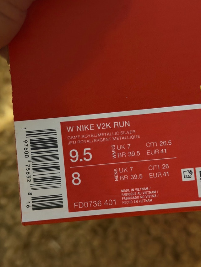 nike v2k run
