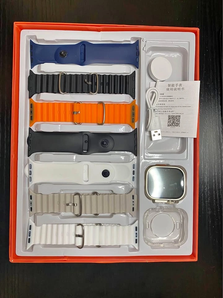 (NEW) SMART WATCH WITH 7 STRAPS