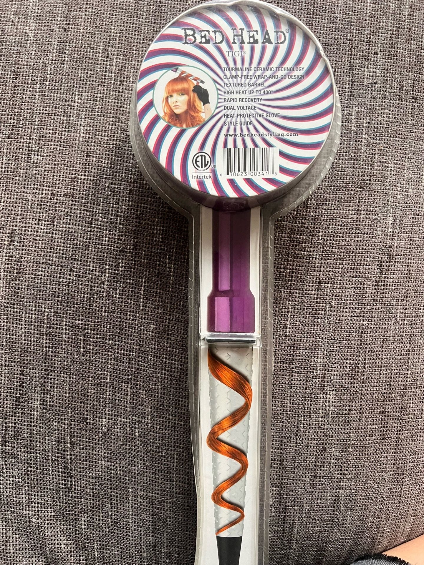 Curling wand with texture - photo 2