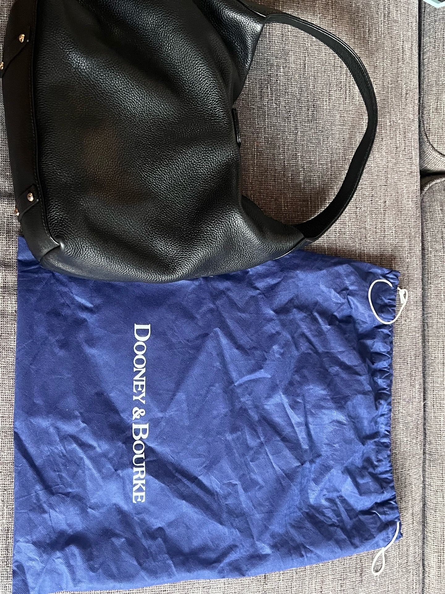 Dooney & Bourke Pebble Grain Leather Logo Lock Sac - photo 4