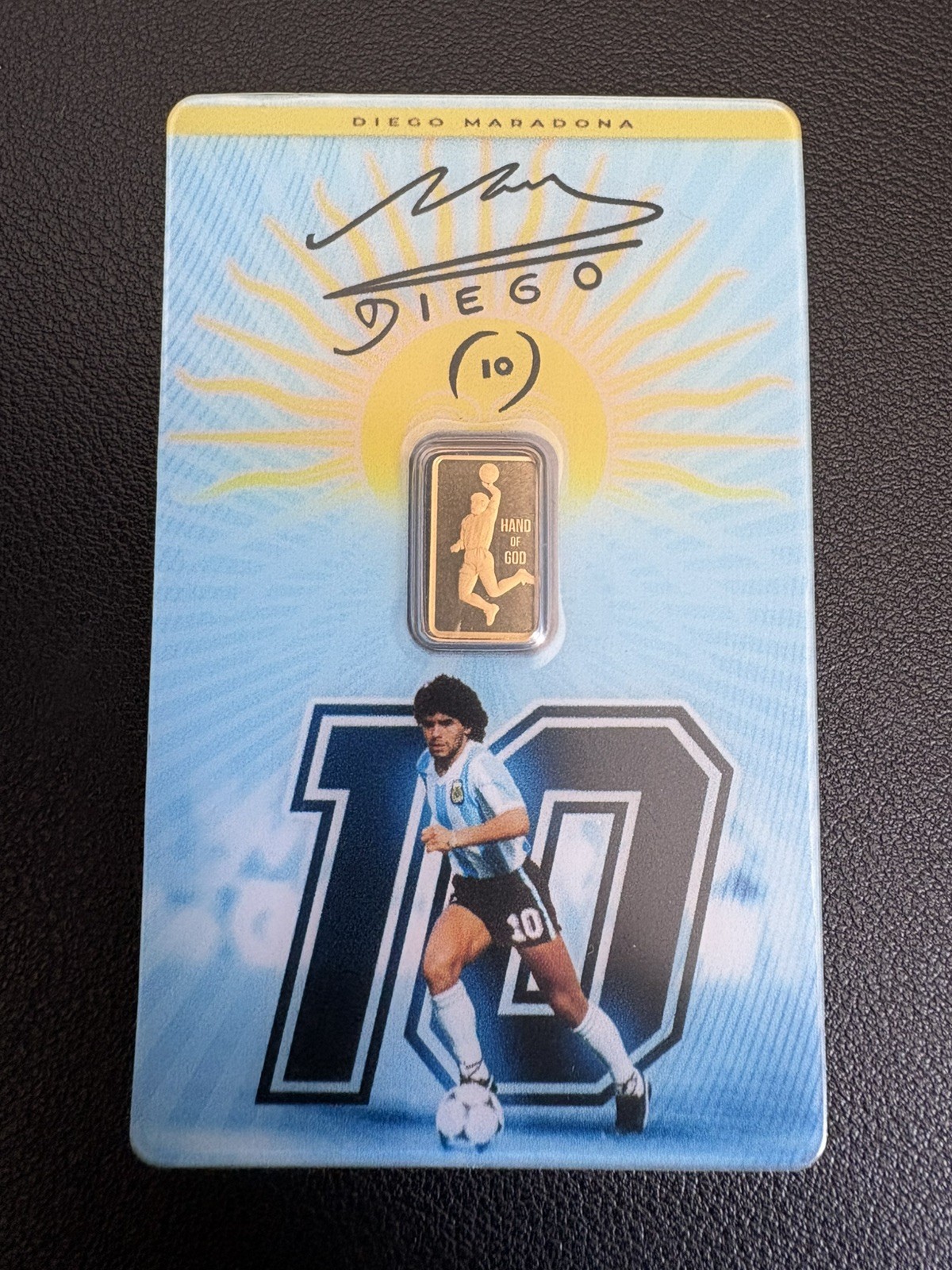 Pamp Suisse Maradona 1g Gold Bar - photo 4