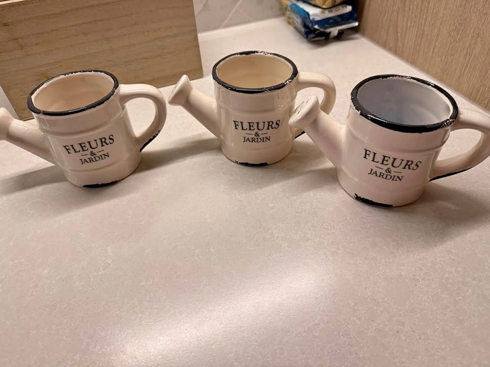 Ceramic Small Planters/Decors/Watering Cans
