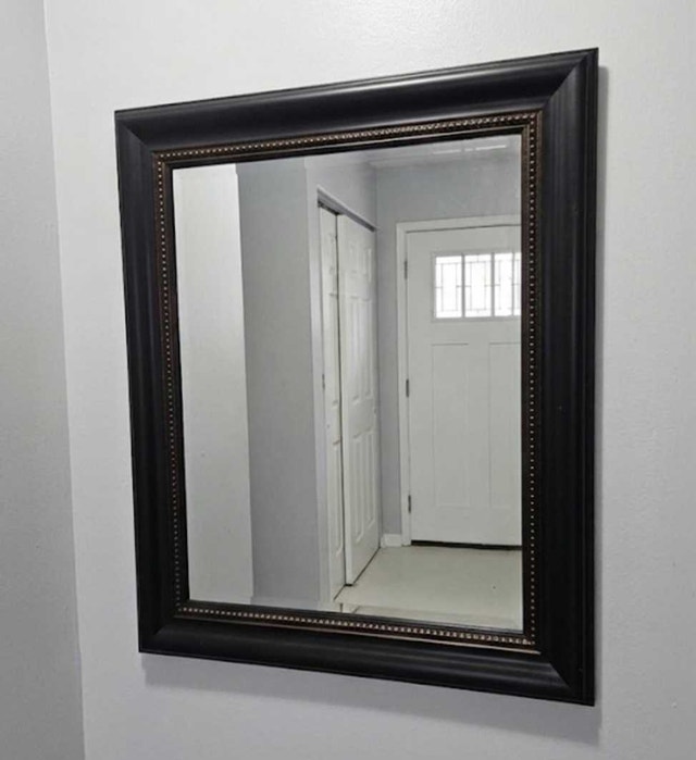 Mirror with Black Frame
