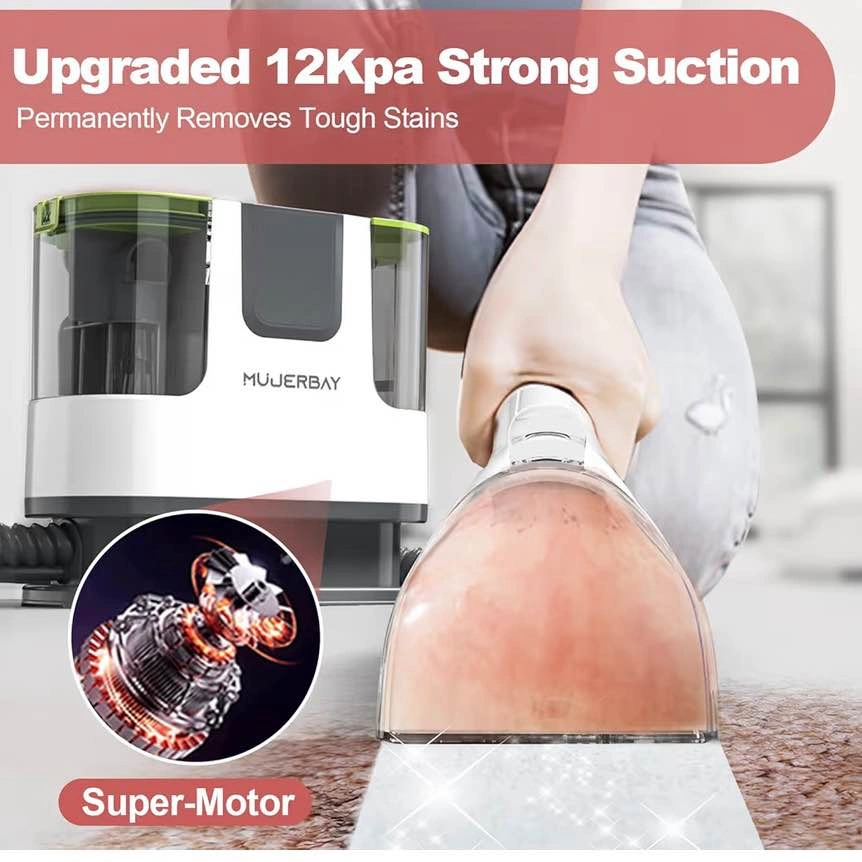 MUJERBAYY Portable Upholstery Carpet Cleaner - photo 2