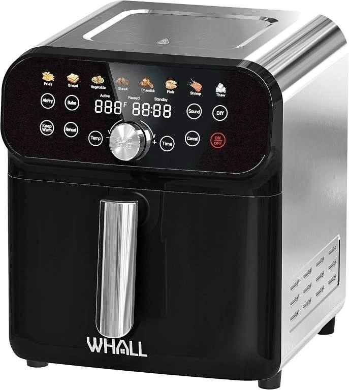 WHALL 6.5QT Air Fryer Oven - 17 Functions, Fast Preheat