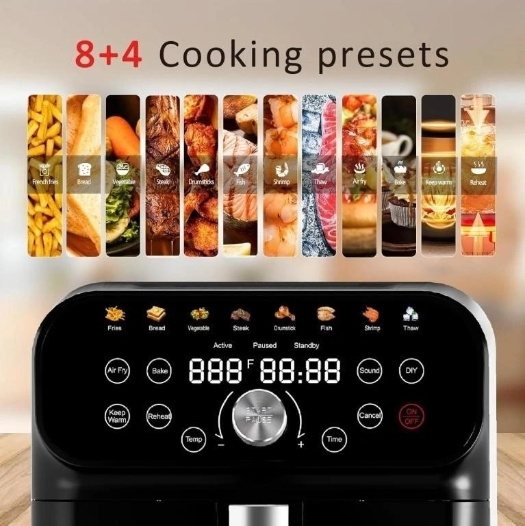 WHALL 6.5QT Air Fryer Oven - 17 Functions, Fast Preheat - photo 2