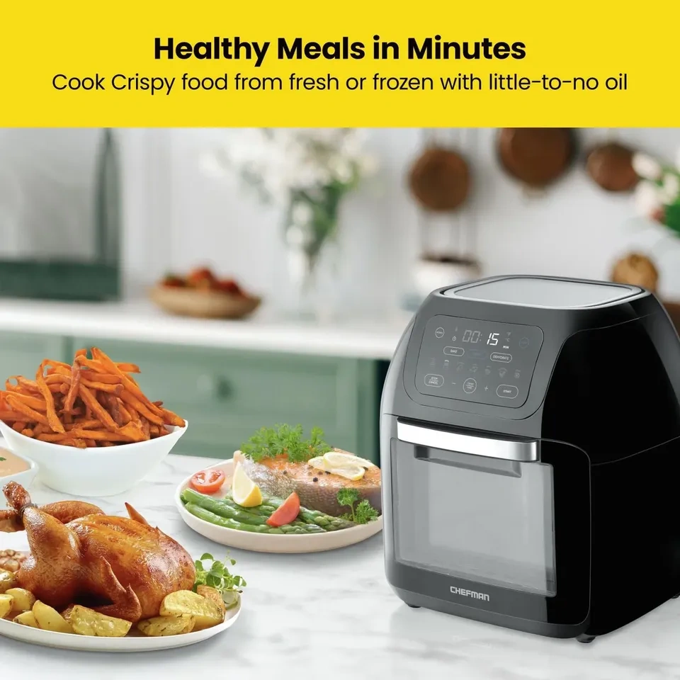 Chefman 10 Qt Multifunctional Digital Air Fryer Oven + Rotisseri - photo 5