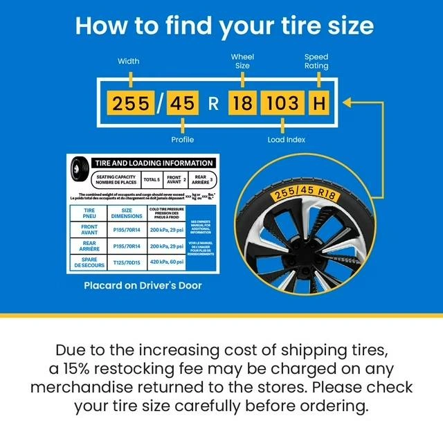 Mirage MR-HP172 225/60R18 100V All-Season Tire - photo 5