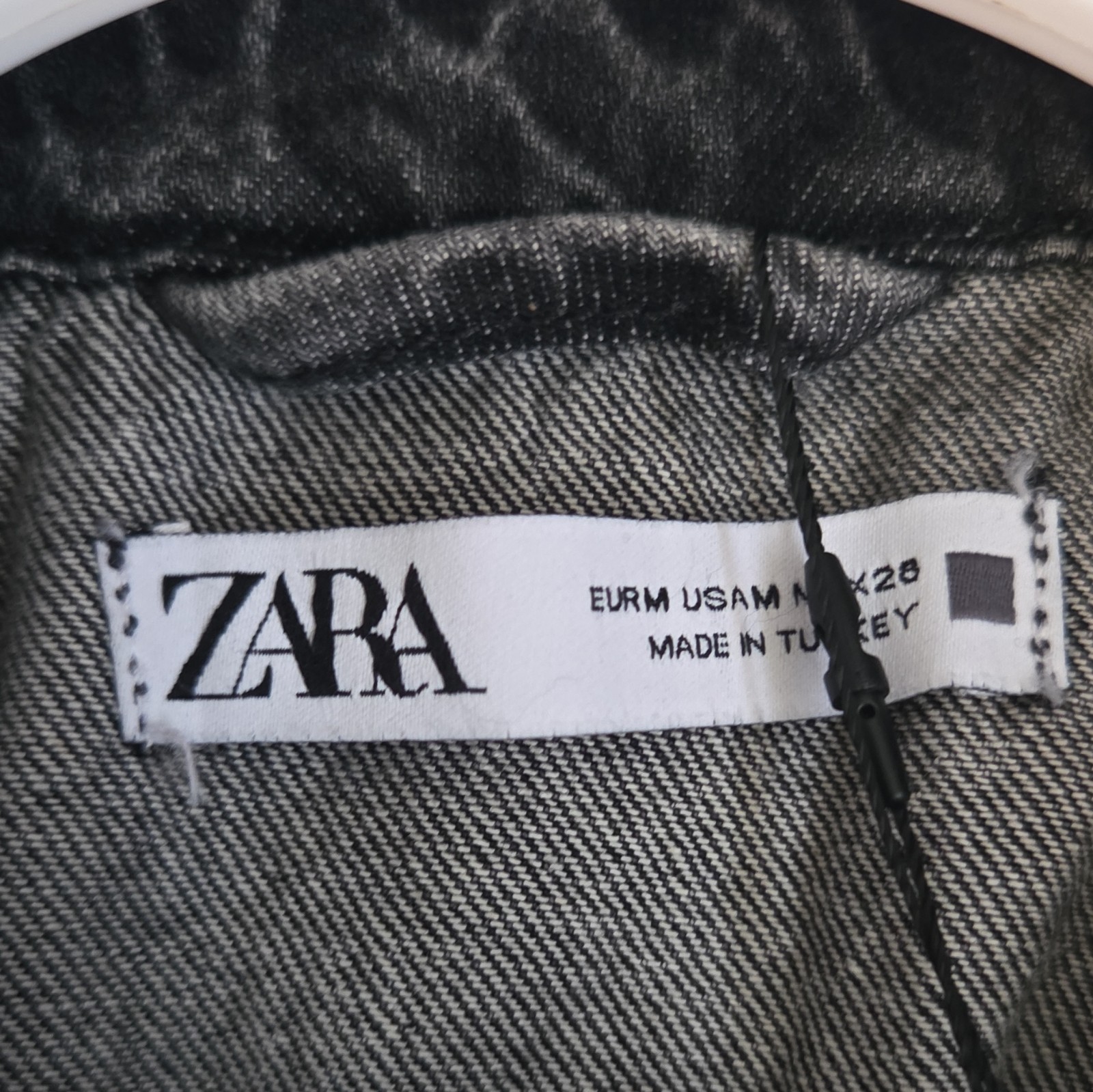 ZARA Women's Gray Denim Jacket and Skirt Set - Size M - photo 3