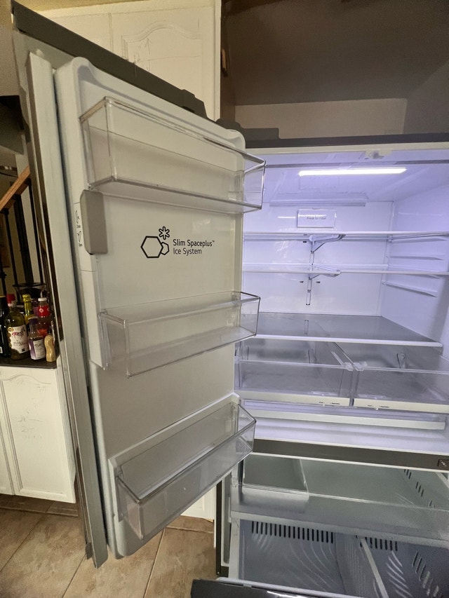 36" LG Stainless Steel Fridge - photo 3