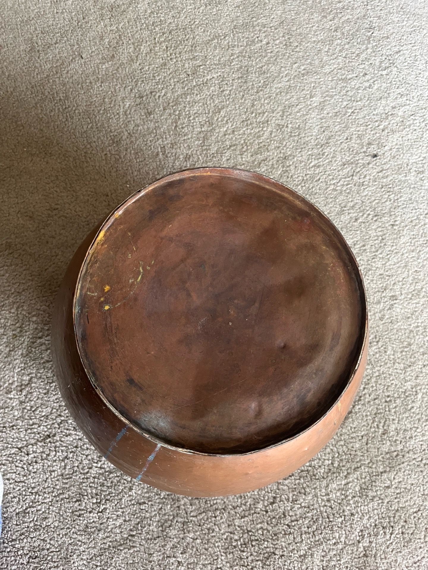 Vintage Hand-Hammered Copper Pot / Planter - photo 4