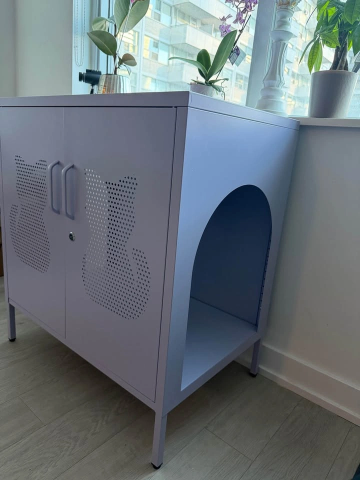 Metal Pet House Cabinet for Cats and Dogs / Pet Crate Furniture - photo 2