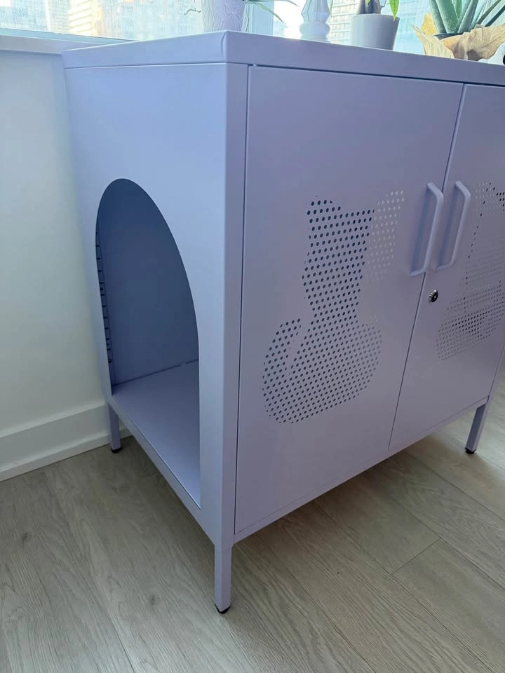 Metal Pet House Cabinet for Cats and Dogs / Pet Crate Furniture - photo 3