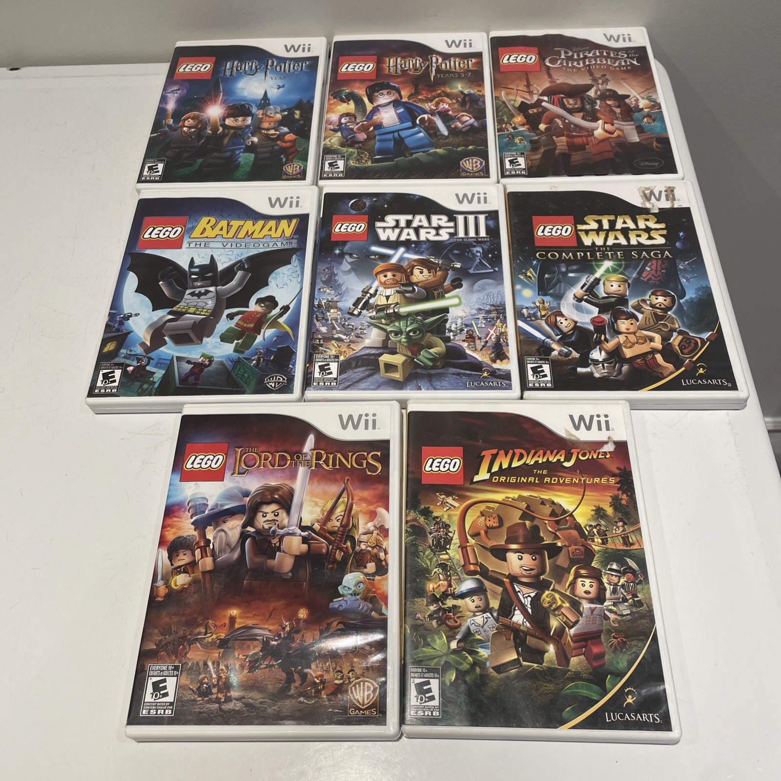 Nintendo Wii Lego Games Lot X 8 - photo 2