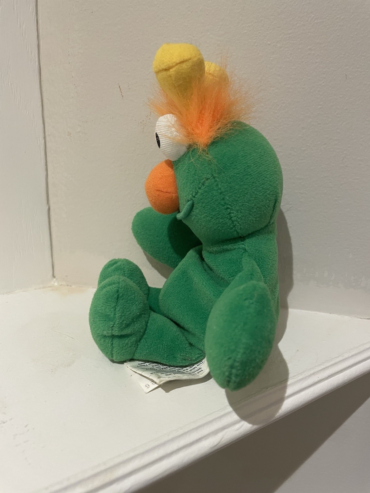 VTG TYCO Sesame Street HONKER Green 8” Monster Plush Bean Bag To - photo 2