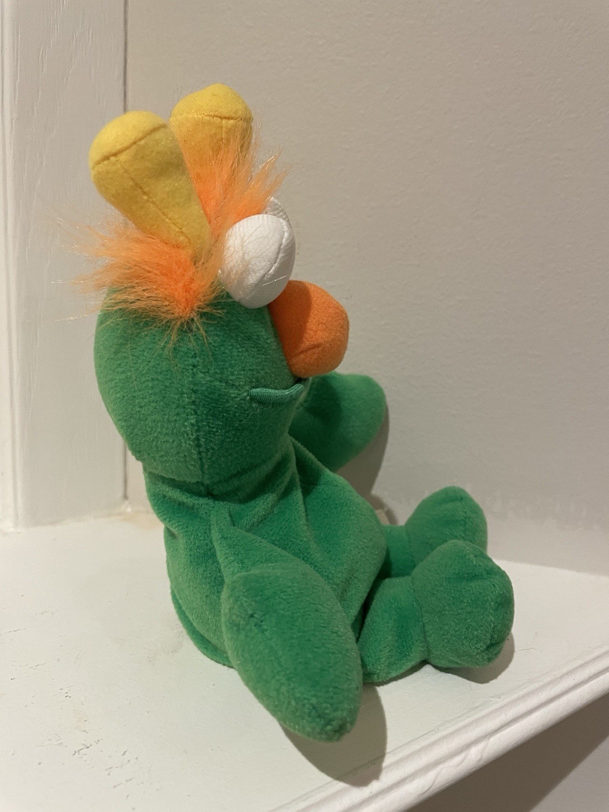 VTG TYCO Sesame Street HONKER Green 8” Monster Plush Bean Bag To - photo 4
