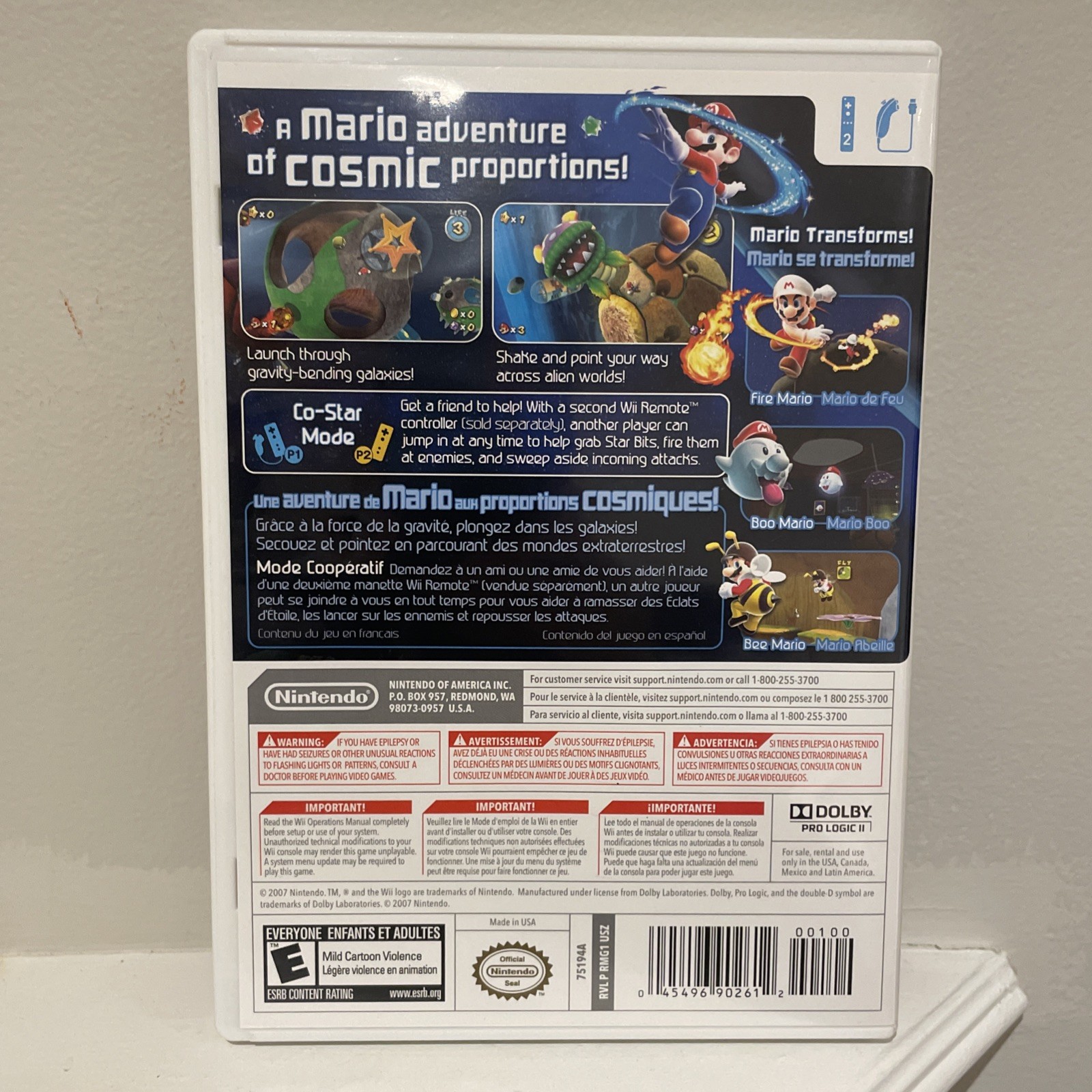 Nintendo Selects: Super Mario Galaxy - Nintendo Wii - photo 2