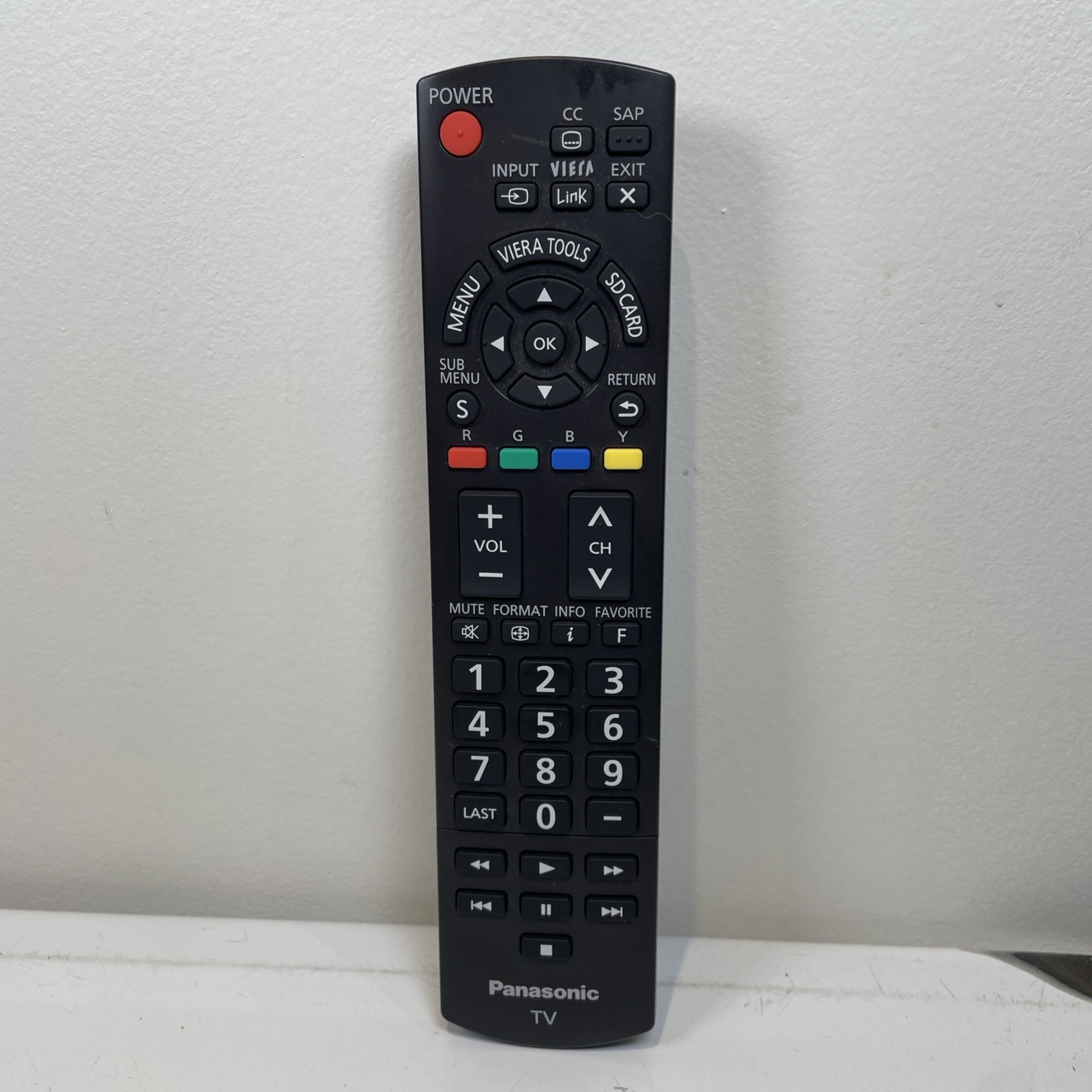 Panasonic TV Remote Control N2QAYB000570 Genuine OEM Original -