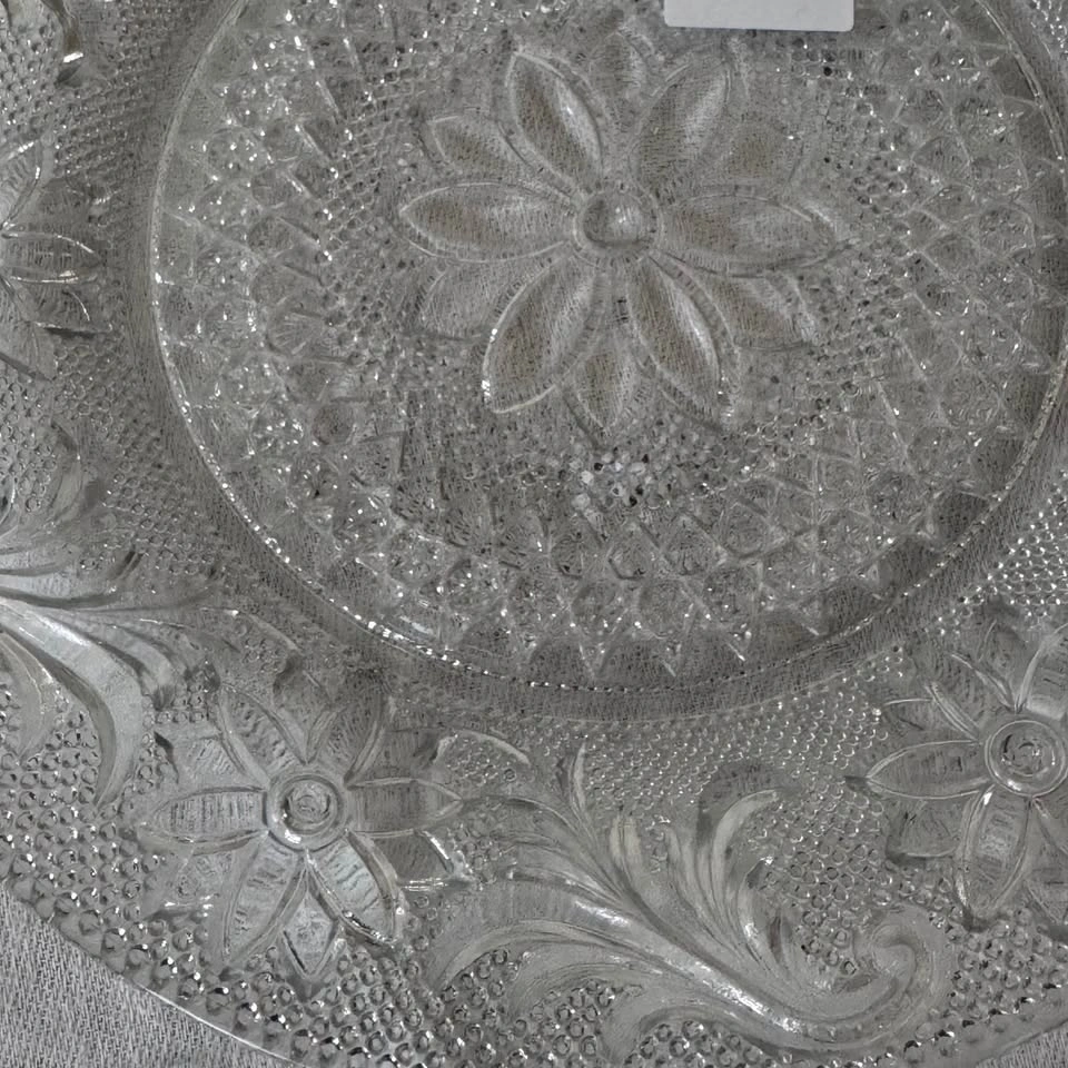 Depression glass serving plate - photo 2
