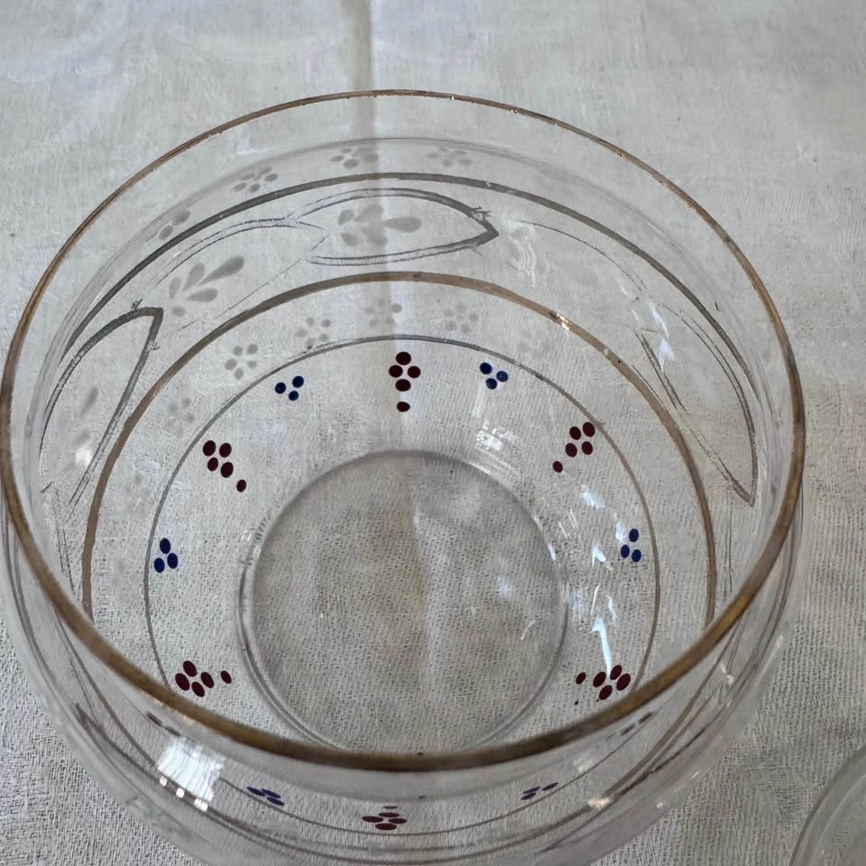 Victorian Hand Blown Candy Jar w/ Lid - photo 5