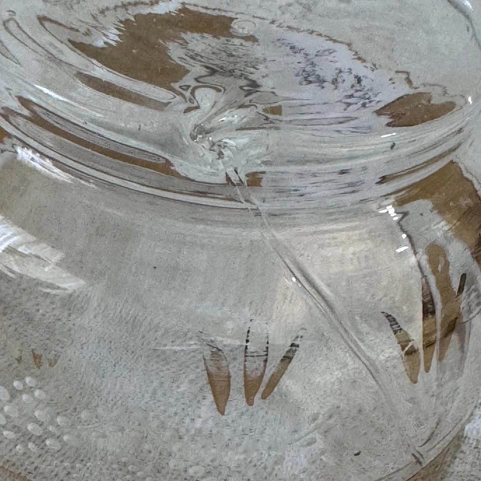 Victorian Decorative Hand Blown Glass Bowl - photo 4