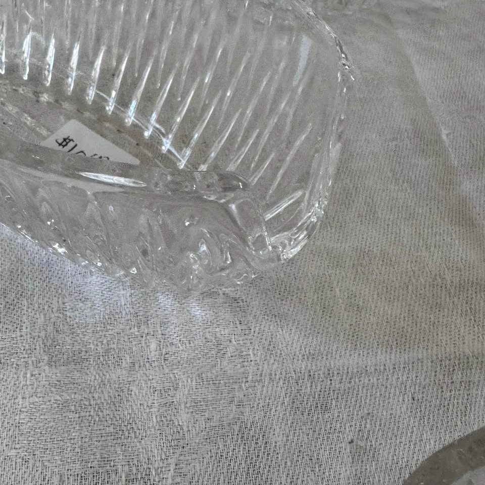 Vintage Cut Crystal Serving Spoon Holders - 5 Piece Set - photo 4