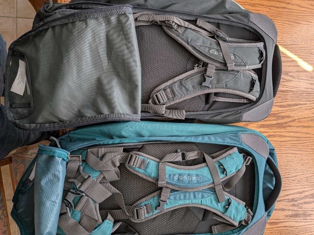 Osprey Farpoint 55 & Fairview 55 Travel Backpacks – Like New! - photo 2