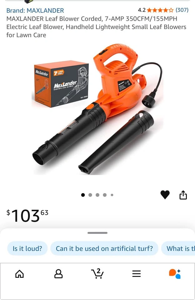 New - MAXLANDER Leaf Blower - photo 4