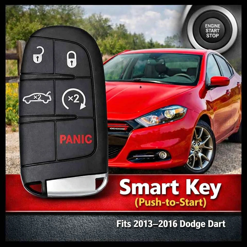 New Car Keys for 13-16 Dodge Dart