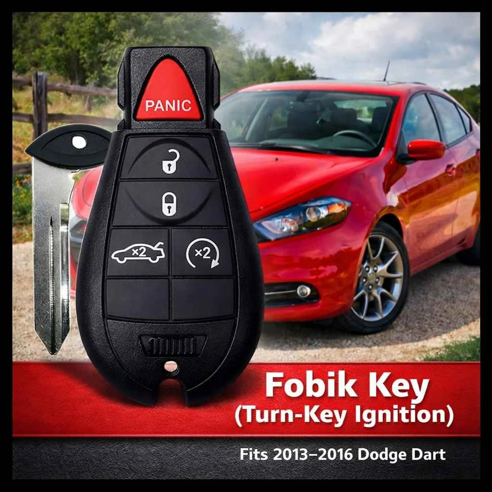 New Car Keys for 13-16 Dodge Dart - photo 2