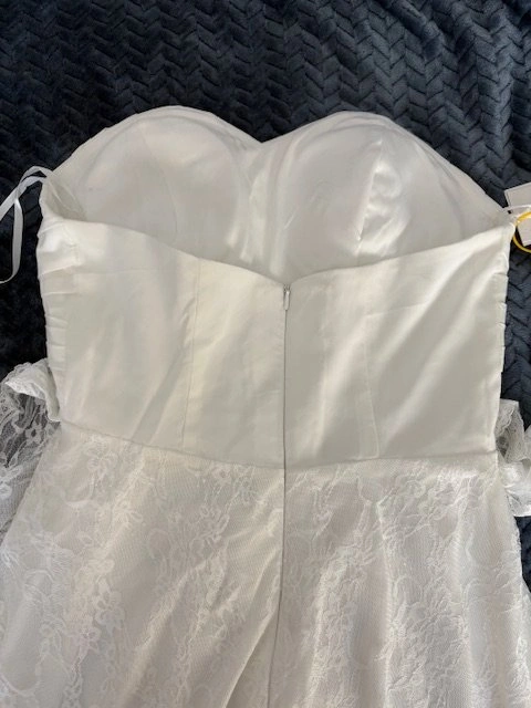 A-Line Boho Lace Wedding Dress - photo 5