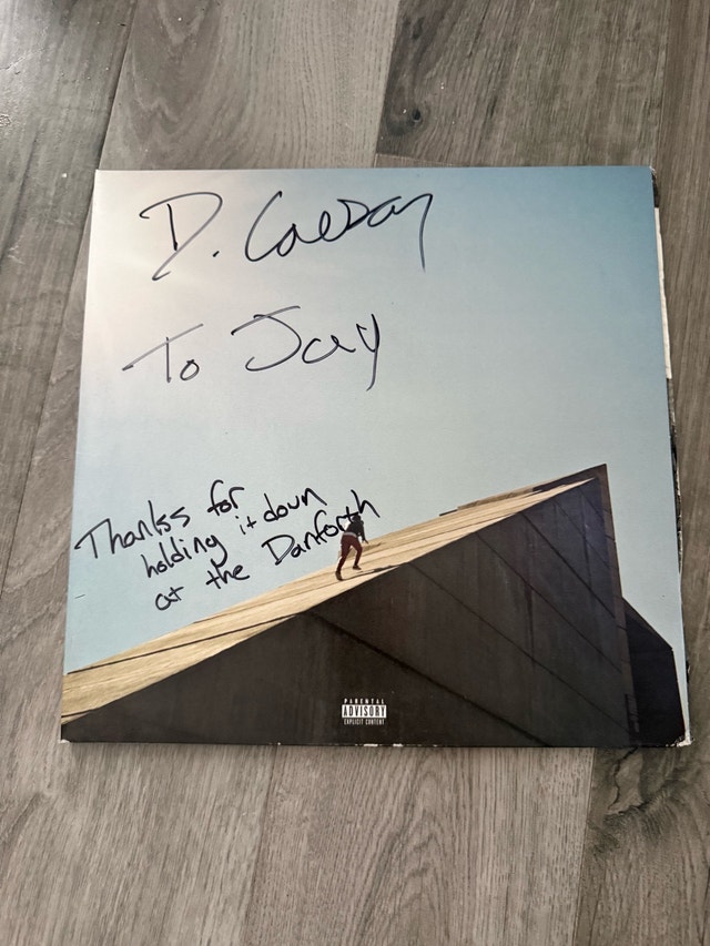Signed Daniel Ceasers Freudian! BLUE VINYL