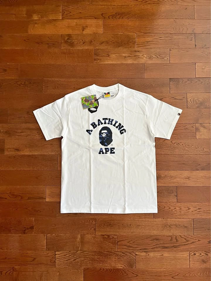 Blue Camo BAPE College T-Shirt