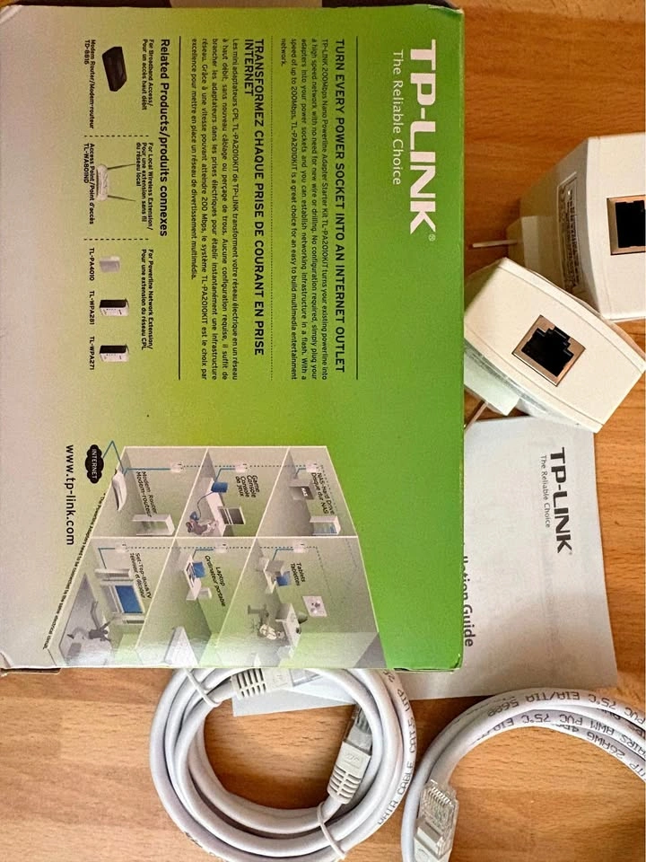 TP-Link Powerline Adapter Kit AV200 (CPL AV200)