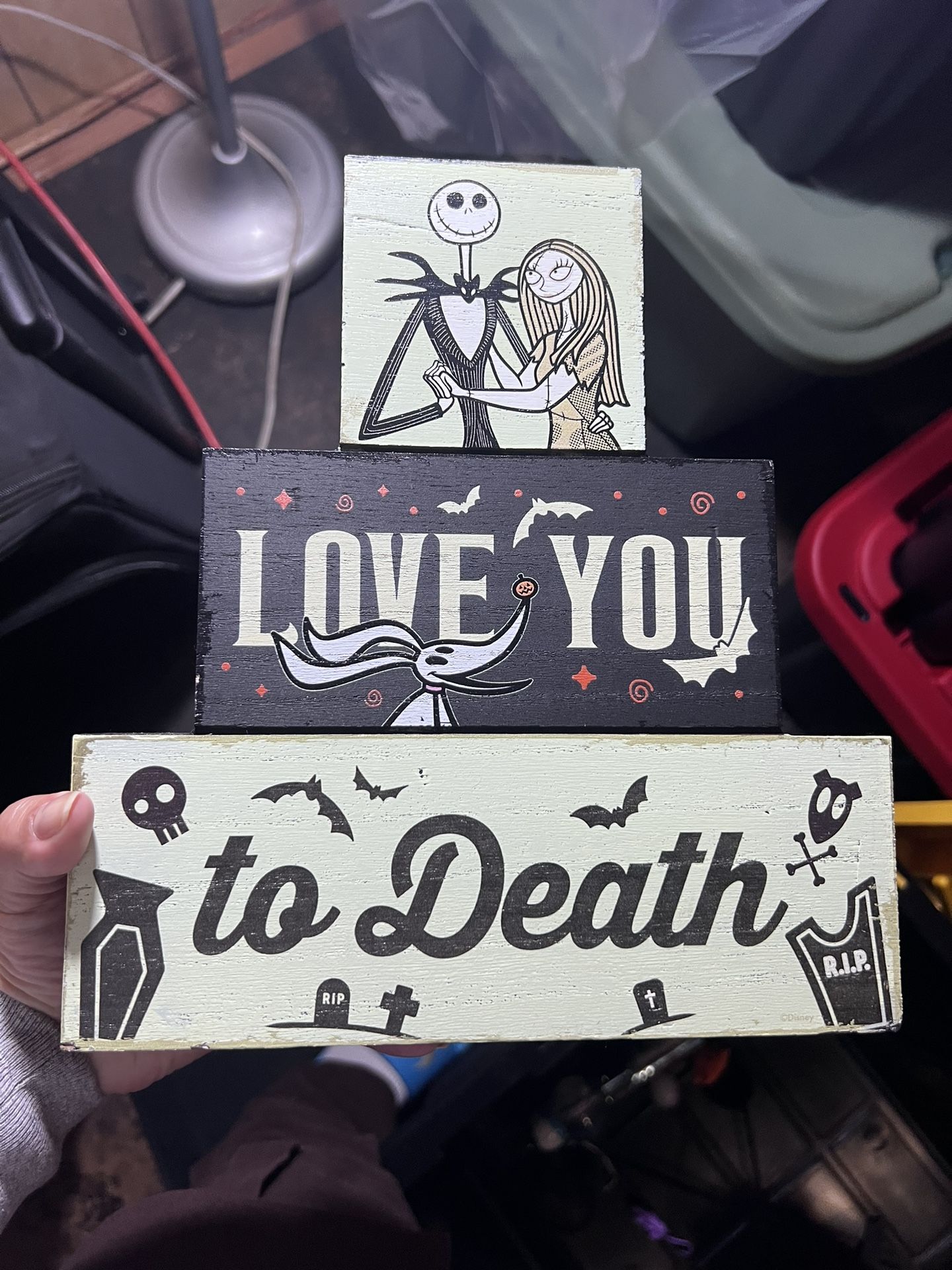 Nightmare Before Christmas Wooden Decorative Stand - photo 3