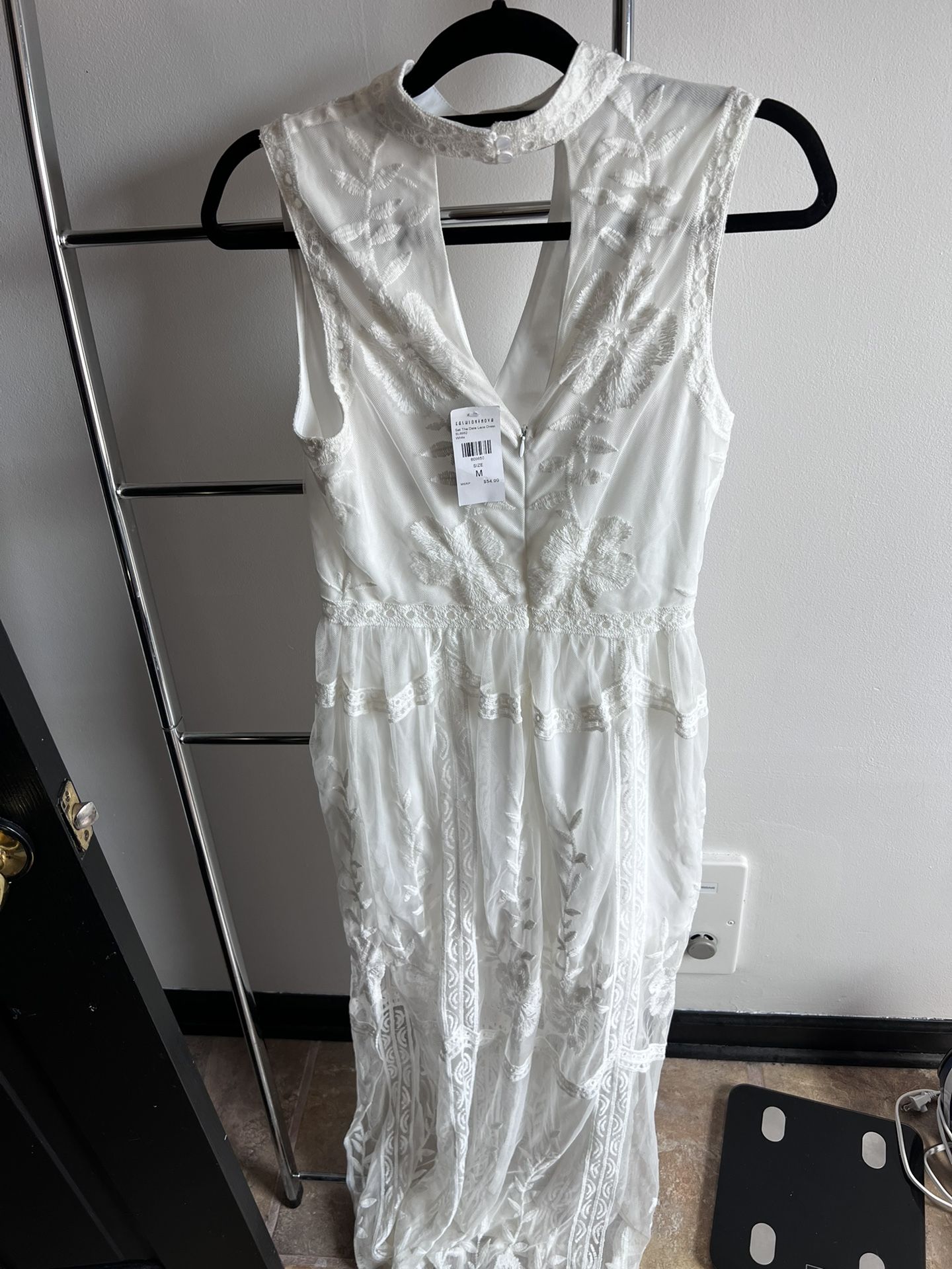 Fashion Nova White Embroidered Dress - photo 2