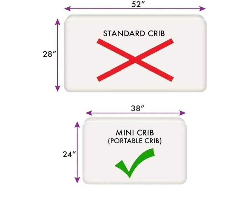 Mini Crib with Mattress - photo 5