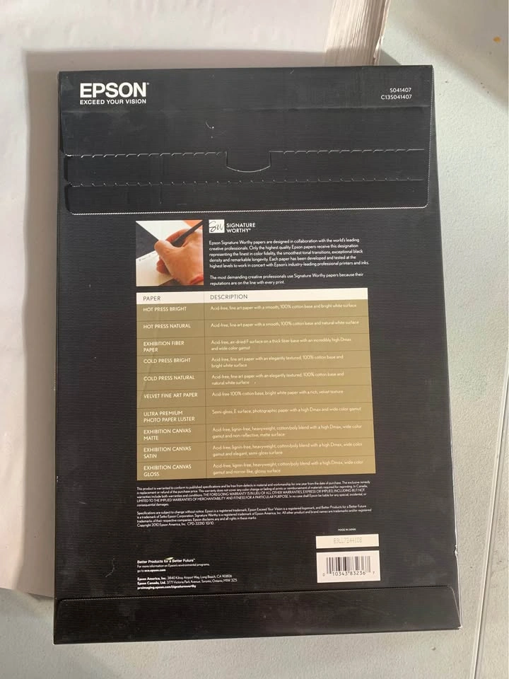 Epson photo paper luster 13x19 NEW - photo 2