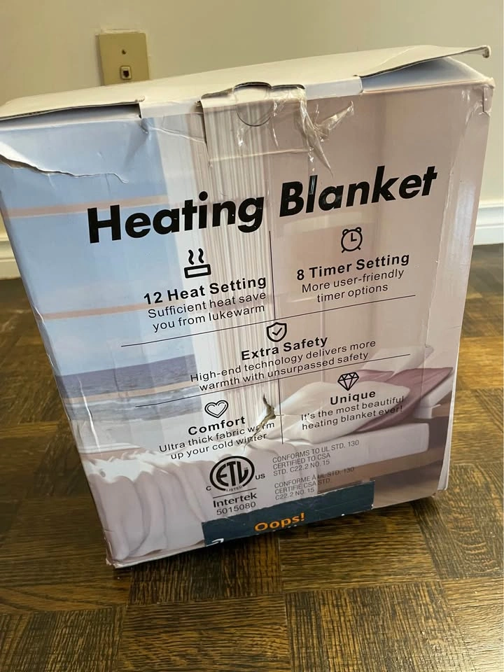 Brand New Heating Blanket - Great for Gifting - photo 2