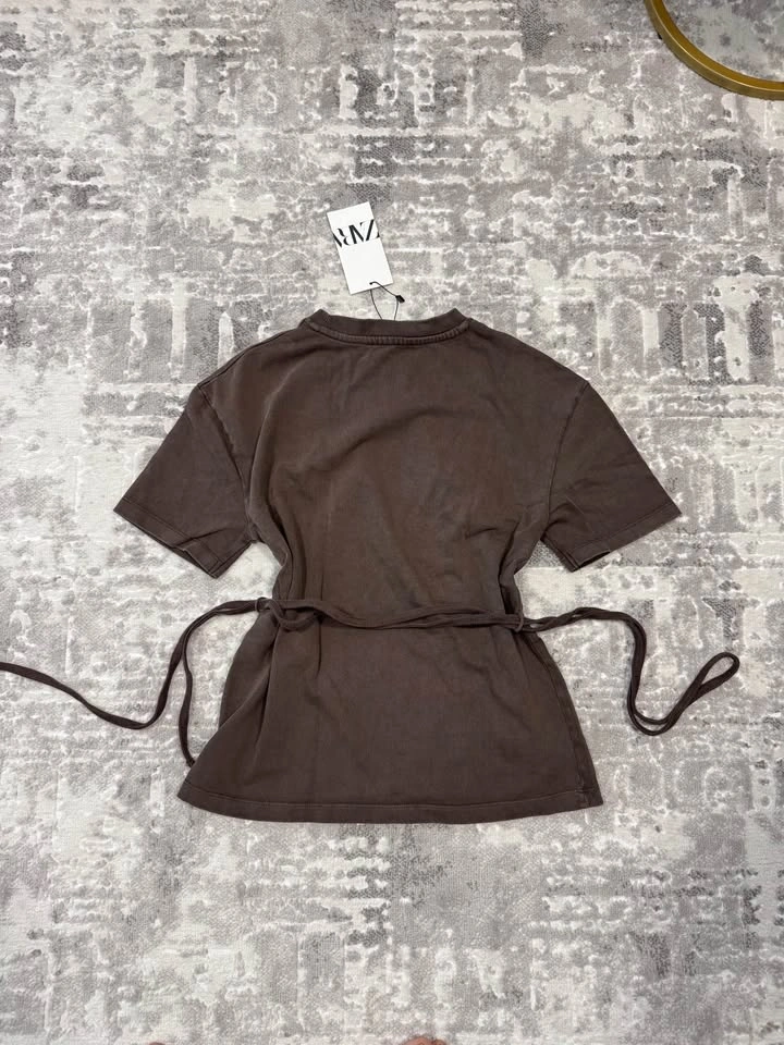 Zara NEW drawstring Shirt - photo 2