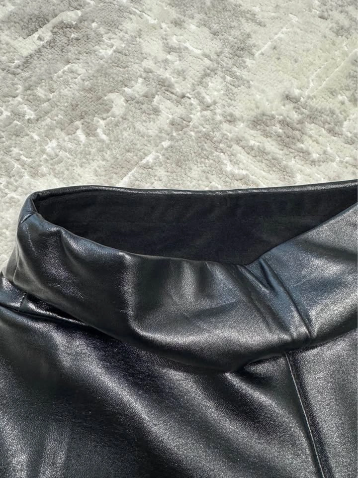Faux Leather Leggings Thermal - photo 2