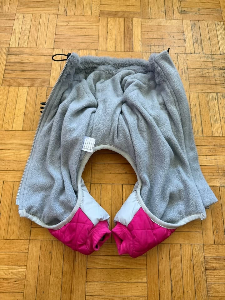 Small Dog - fleece full body hot pink coat - photo 3