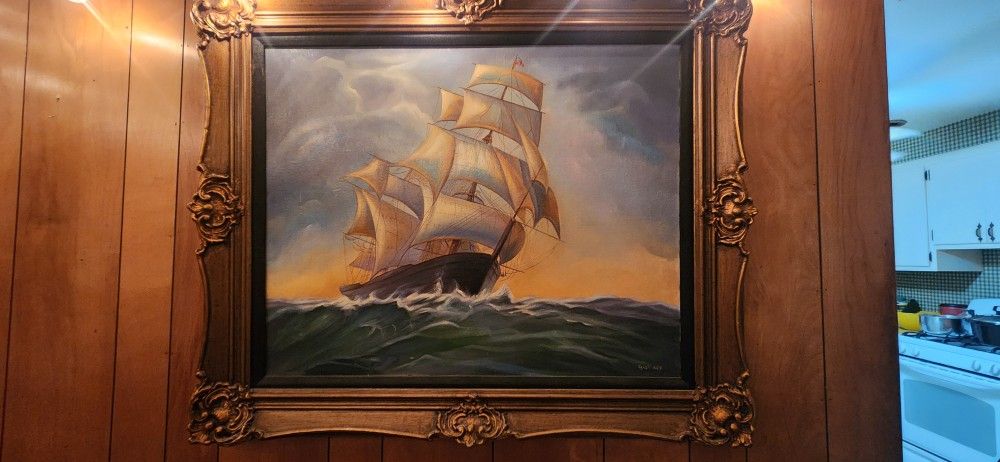 Awesome Real Ship Painting