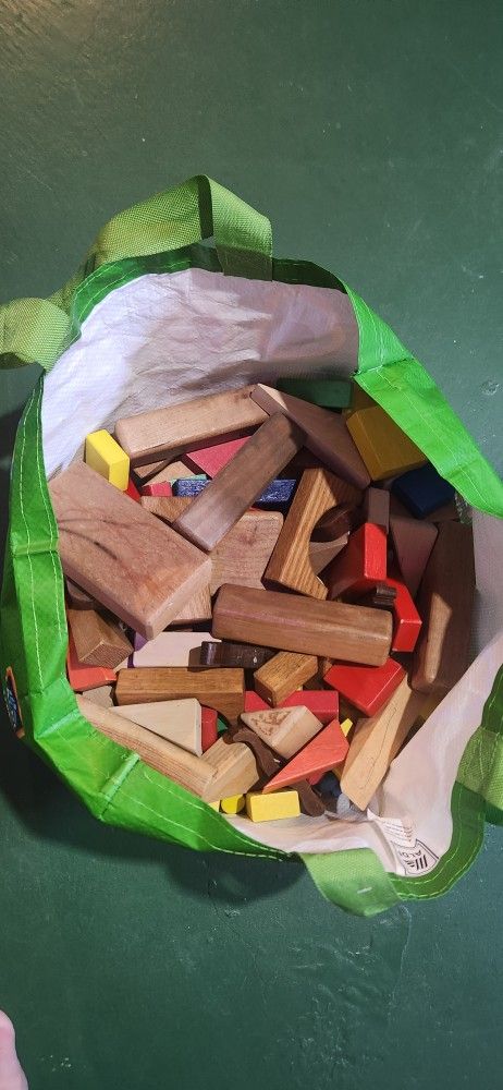 Huge Bag of Vintage Blocks