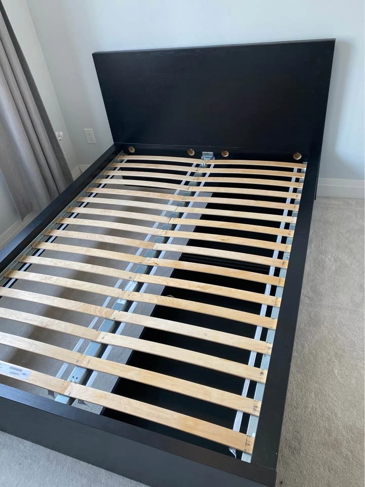 Ikea Malm Double Bed Frame with Storage - photo 3